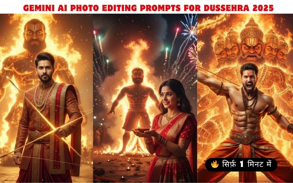 Gemini AI Photo Editing Prompts for Dussehra 2025