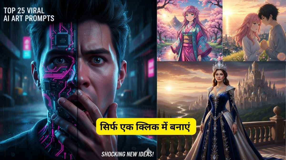 Top 25 AI Art Prompt Ideas to Spark Your Creativity | Viral AI Photo Prompts